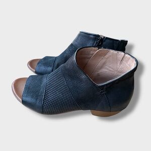 Miz Mooz Clermont Peep-Toe Ankle Boots